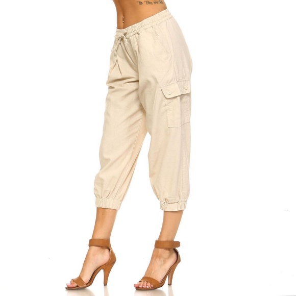 [New Wholesale] Women Jogger Cargo Pants 2 Pack - Picture 1 of 2